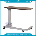 New arrival! AG-OBT016 gas spring wooden U shape hospital over bed table